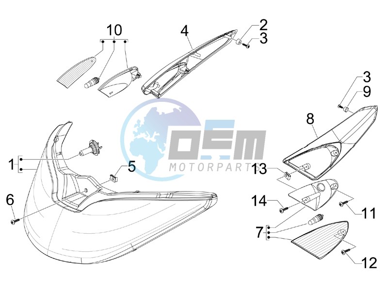 Head lamp - Turn signal lamps