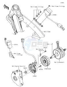 KX250F KX252AJF EU drawing Generator