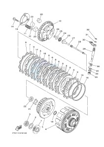 YFZ450R YFZ45YSSH YFZ450R SPECIAL EDITION (BW24) drawing CLUTCH