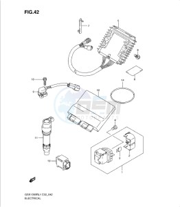 GSX1300R drawing ELECTRICAL (GSX1300RL1 E51)