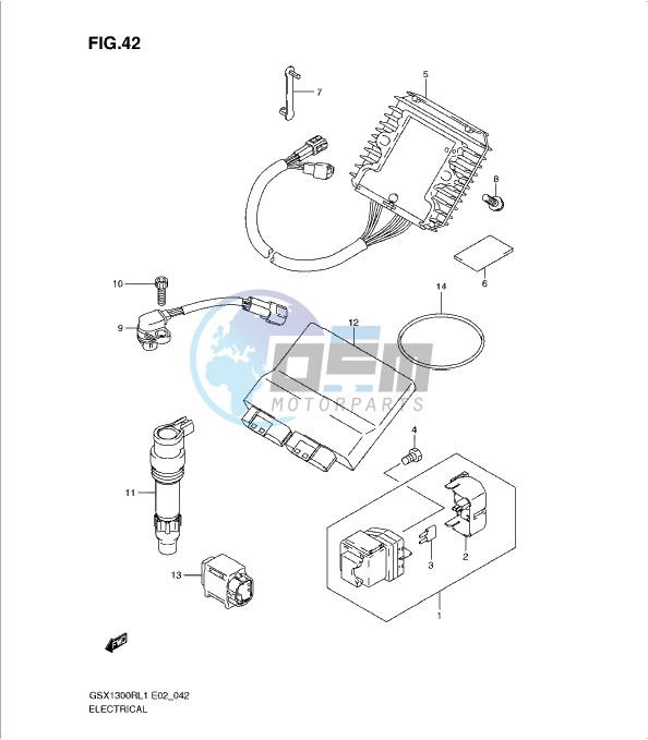 ELECTRICAL (GSX1300RL1 E51)