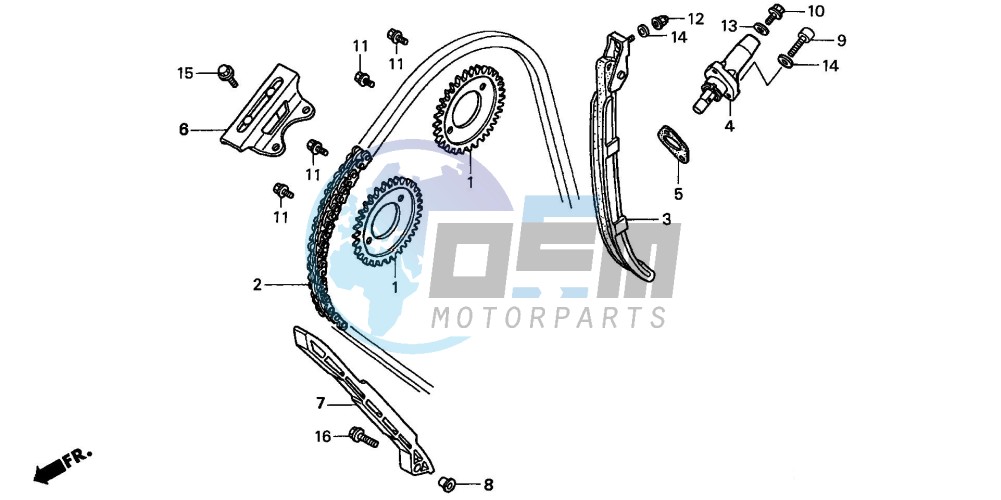 CAM CHAIN/TENSIONER