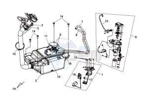 JOYRIDE 200 EFI drawing FUEL TANK - FUEL CUT