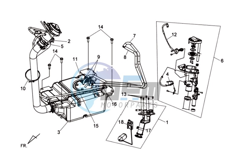 FUEL TANK - FUEL CUT