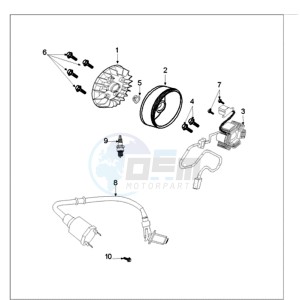 VIVA 3 L 4T A SPORTLINE drawing IGNITION PART