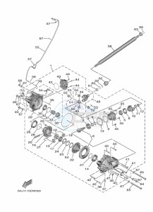 YXE1000EWS YX10ERPLP (B4MR) drawing FRONT DIFFERENTIAL