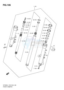 SFV650 (E3-E28) Gladius drawing FRONT DAMPER (SFV650AL1 E28)