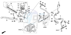 NSS250EX FORZA EX drawing FR. BRAKE MASTER CYLINDER (NSS250EX)