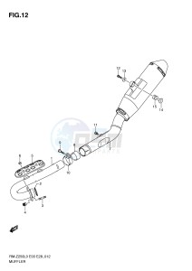 RM-Z250 (E3-E28) drawing MUFFLER