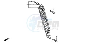 FES250 FORESIGHT drawing REAR CUSHION