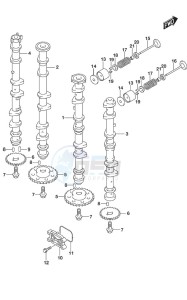 DF 225 drawing Camshaft