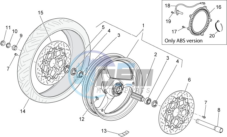 Front wheel