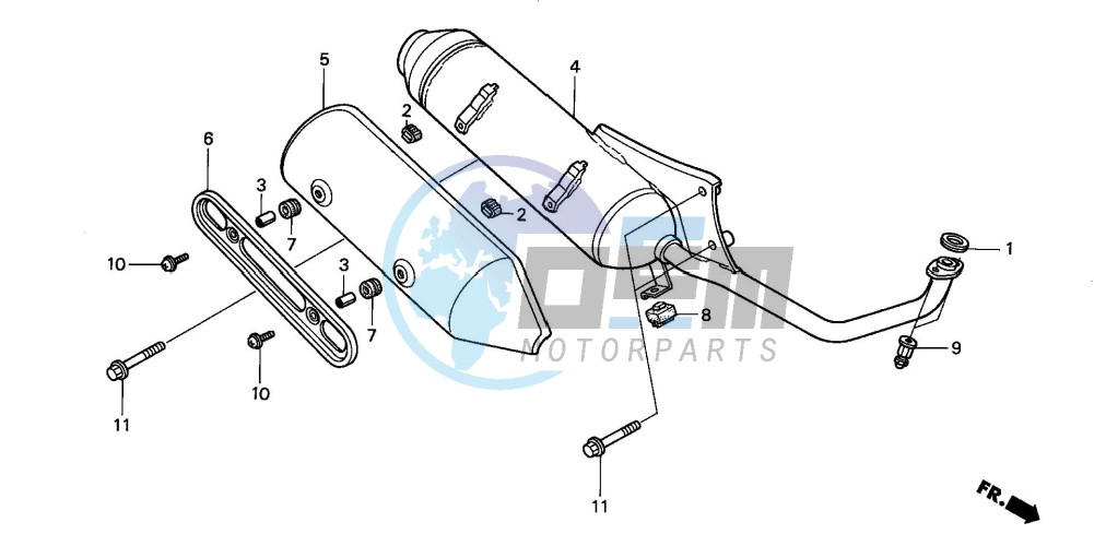 EXHAUST MUFFLER