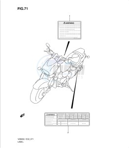 VZ800L1 drawing LABEL (VZ800L1 E24)