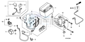 CBF1000S9 Europe Direct - (ED) drawing BATTERY