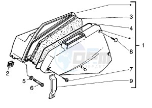 ET4 125 drawing Air Cleaner