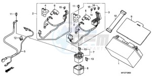 CB600F39 Europe Direct - (ED / ST) drawing BATTERY