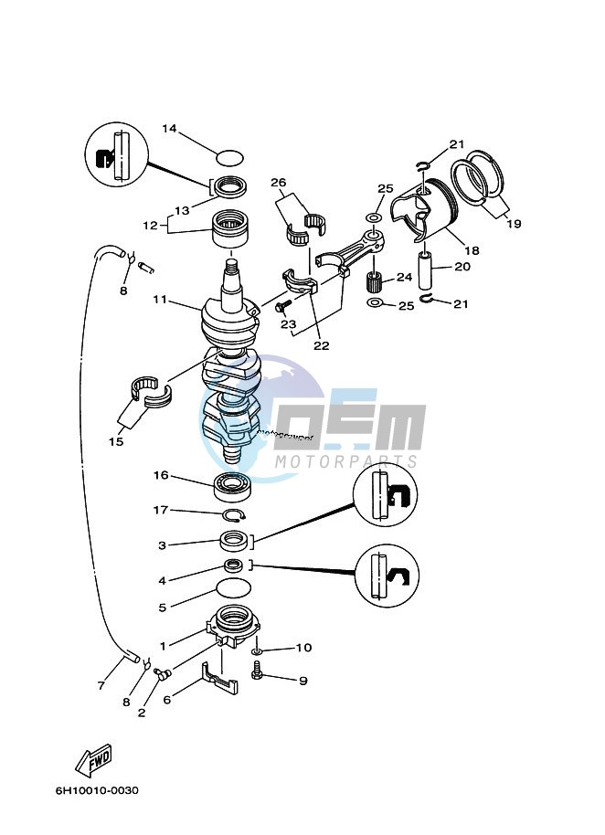 CRANKSHAFT--PISTON