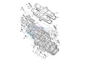 YZF R THUNDER ACE 1000 drawing CYLINDER HEAD