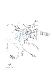 YFM450FWBD YFM45KPAJ KODIAK 450 EPS (BB57) drawing HANDLE SWITCH & LEVER