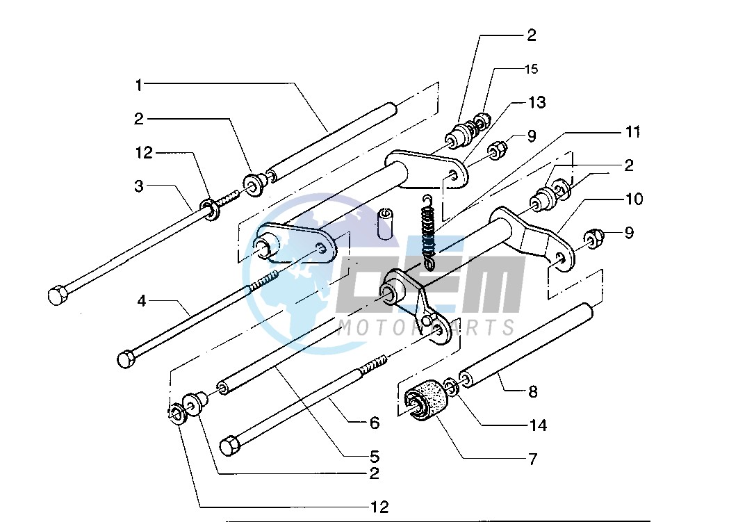 Swinging arm