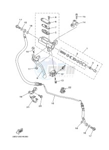 XT1200ZE SUPER TENERE ABS (2KBD 2KBE) drawing FRONT MASTER CYLINDER 2