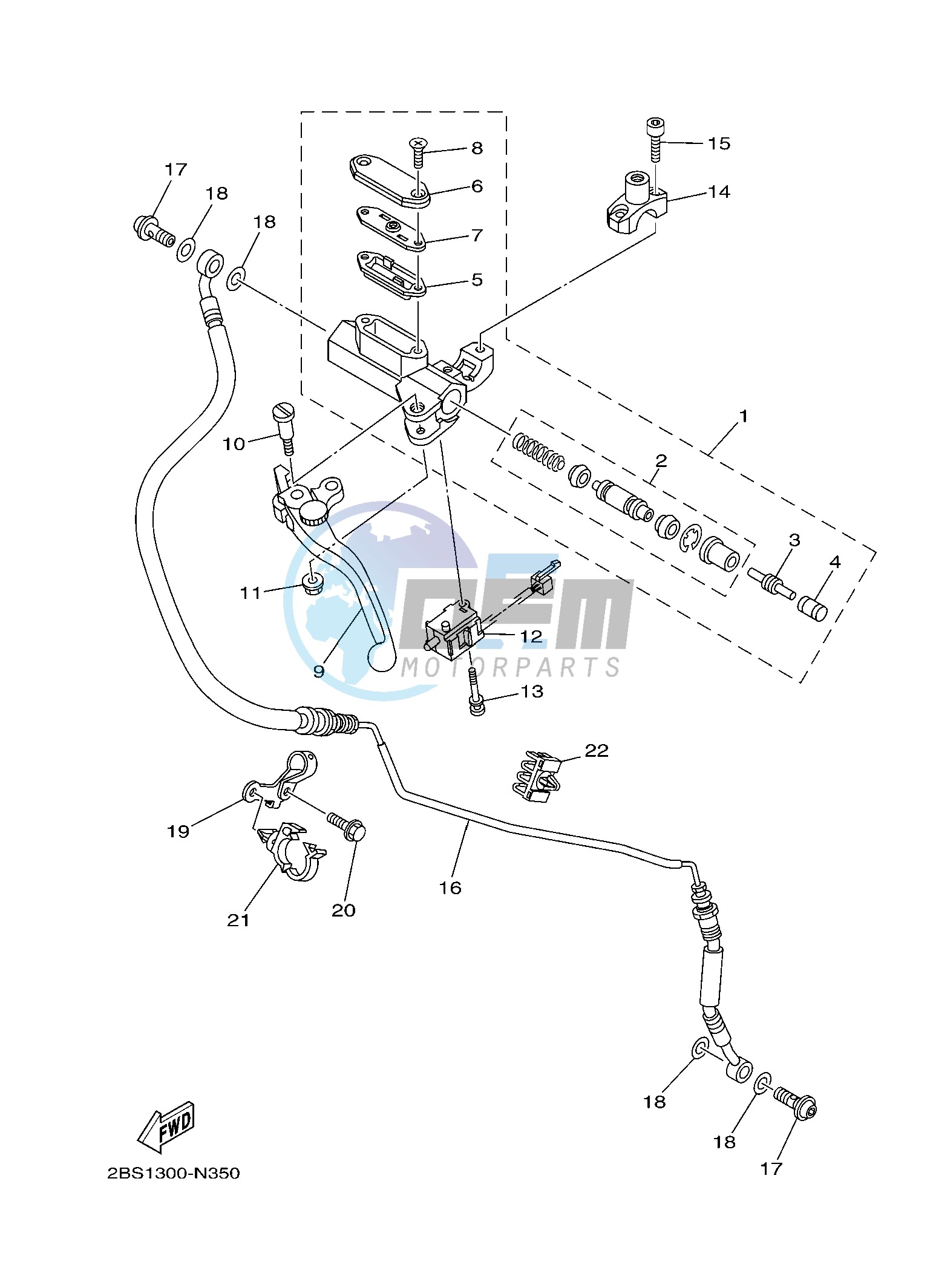 FRONT MASTER CYLINDER 2