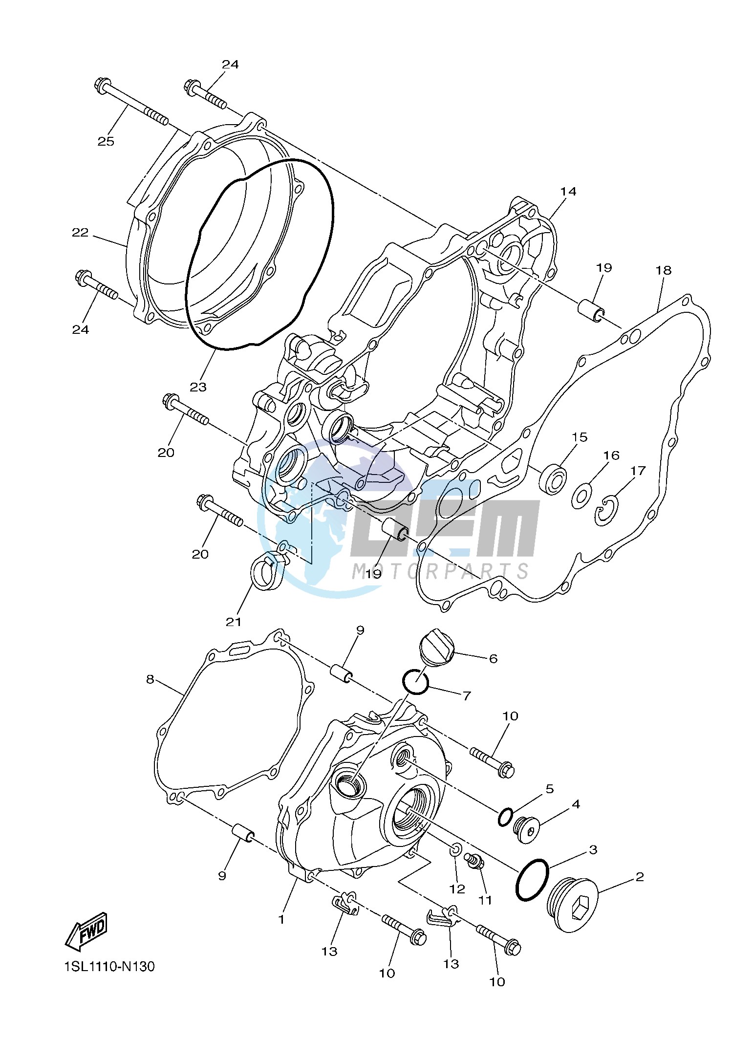 CRANKCASE COVER 1