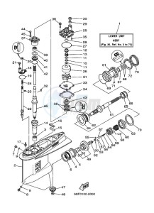 LZ200N drawing LOWER-CASING-x-DRIVE-3