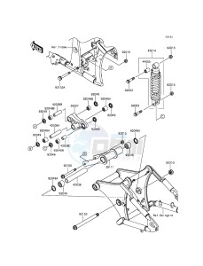 VULCAN 900 CLASSIC VN900BFF GB XX (EU ME A(FRICA) drawing Suspension/Shock Absorber