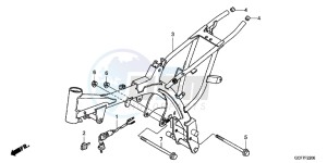 CRF70FC drawing FRAME BODY