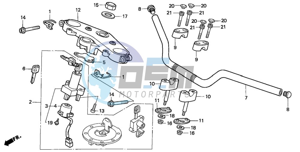 HANDLE PIPE/TOP BRIDGE