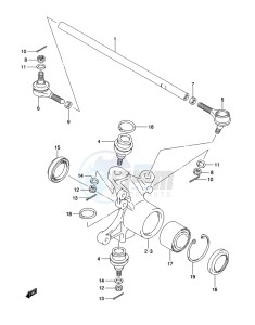 LT-A500XP Z drawing STEERING KNUCKLE