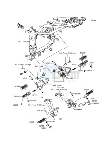 Z250SL ABS BR250FGF XX (EU ME A(FRICA) drawing Footrests