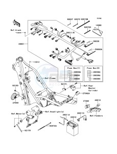 KLX250 KLX250SCF XX (EU ME A(FRICA) drawing Chassis Electrical Equipment