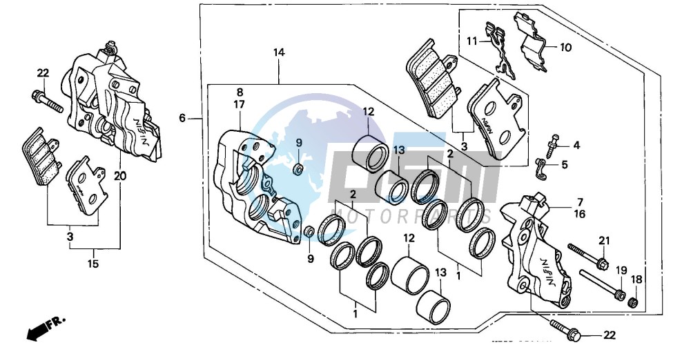 FRONT BRAKE CALIPER