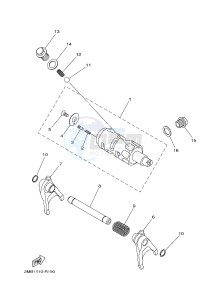 YXE700ES YXE70WPSH WOLVERINE R-SPEC EPS SE (BN56) drawing SHIFT CAM & FORK