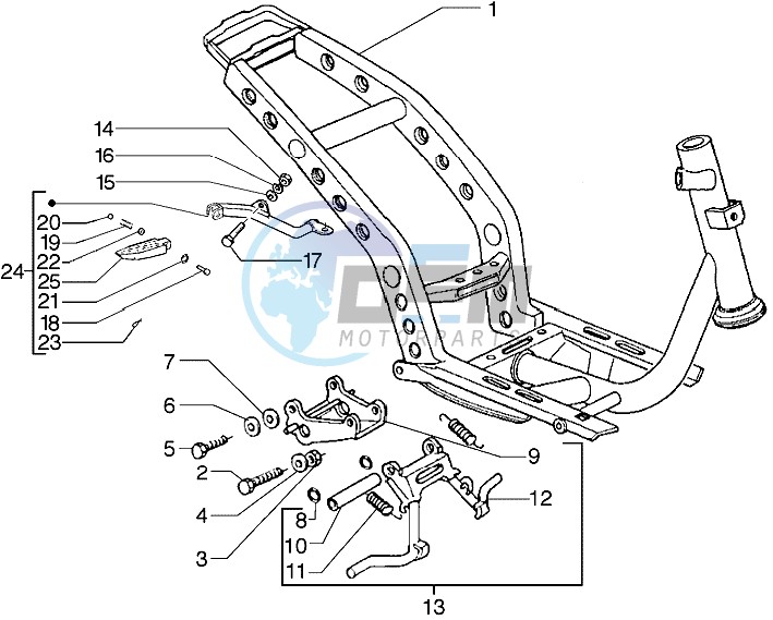 Chassis - Central stand