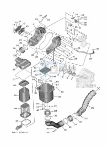 YXF1000EW YX10FPAM (B4J5) drawing INTAKE