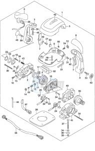 DF 250AP drawing Top Mount Dual