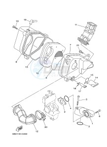 TT-R110E (B512 B513 B514 B514) drawing INTAKE