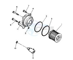 XV VIRAGO 11000 drawing OIL CLEANER