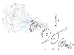 NRG 50 power DT serie speciale (D) Germany drawing Driving pulley