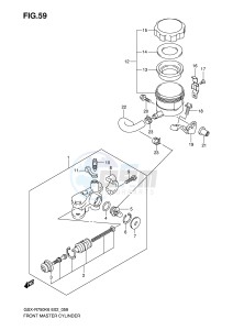 GSX-R750 (E2) drawing FRONT MASTER CYLINDER