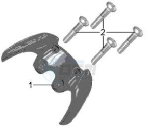 JET EURO X 50 E2 drawing REAR LUGGAGE FRAME