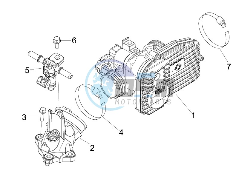 Throttle body - Injector - Union pipe