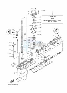 F40FET drawing PROPELLER-HOUSING-AND-TRANSMISSION-1