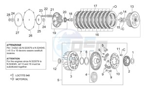 RSV 2 1000 drawing Clutch