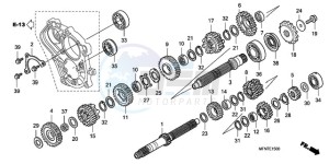 CB1000RA9 UK - (E / ABS MPH) drawing TRANSMISSION