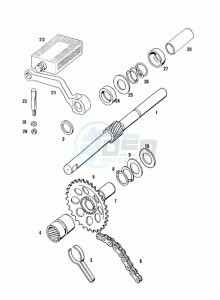 YOUNGST-R_L1 50 L1 drawing Pedal strarter mechanism